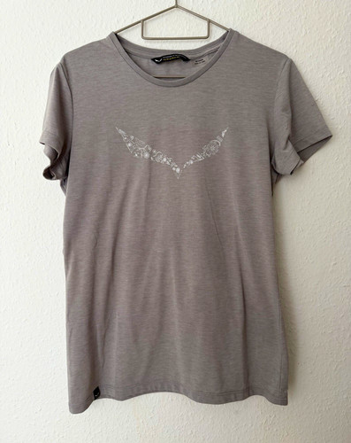 Salewa damen shirt grau - damen, t-shirt